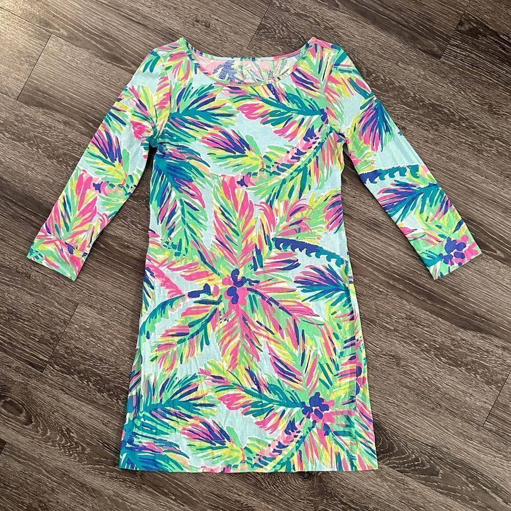 Lilly Pulitzer Marlowe Dress Island Time Palm Print